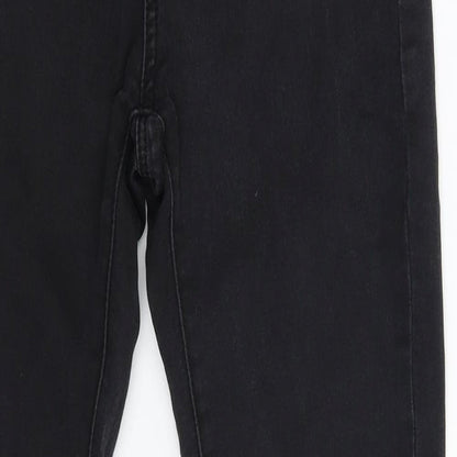 Denim Co Womens Black  Denim Jegging Jeans Size 8 L29 in