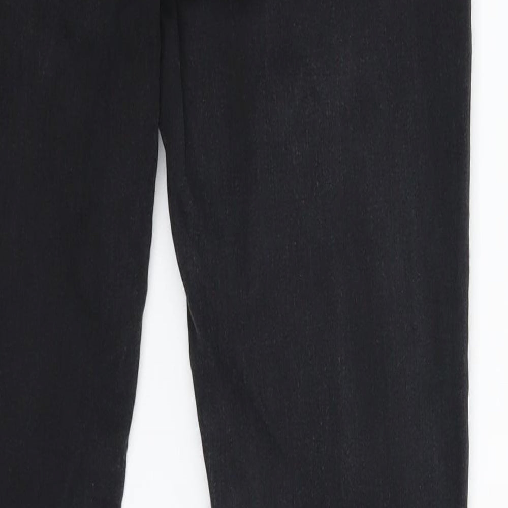 Denim Co Womens Black  Denim Jegging Jeans Size 8 L29 in