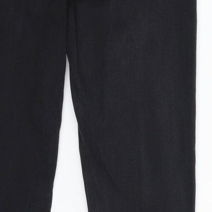 Denim Co Womens Black  Denim Jegging Jeans Size 8 L29 in