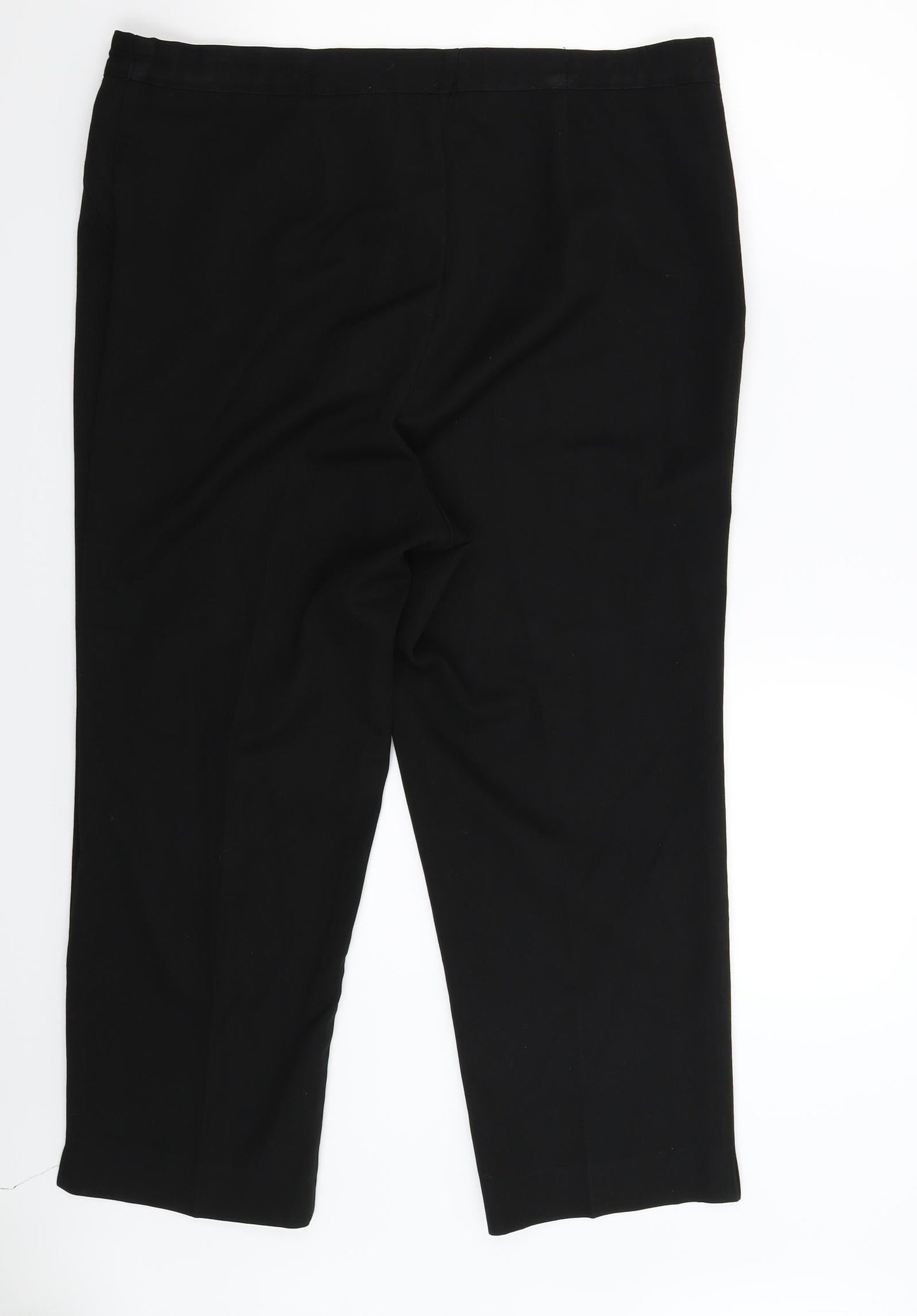 Womens UK Size 16 Marisota Regular Fit  Black Trousers