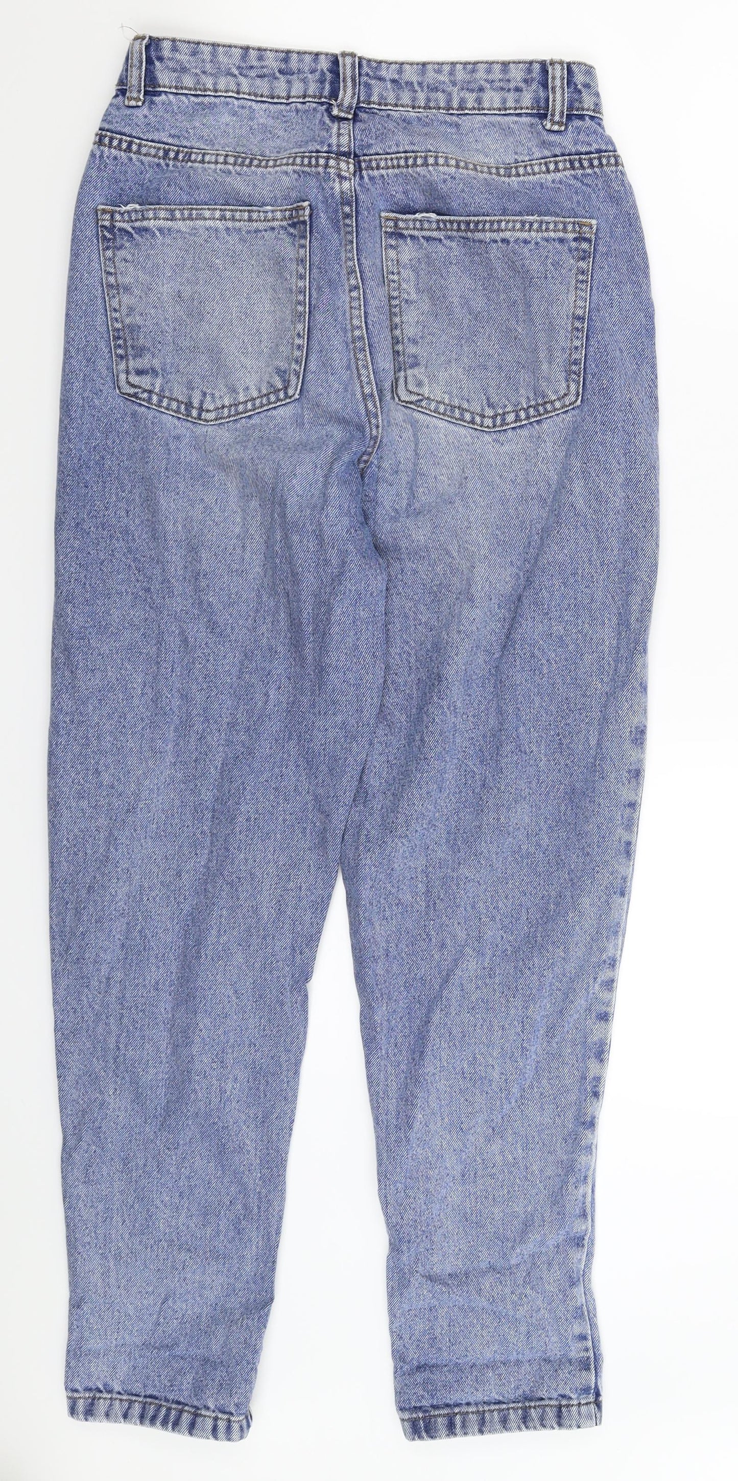 Denim Co Womens Blue  Denim Mom Jeans Size 6 L27 in