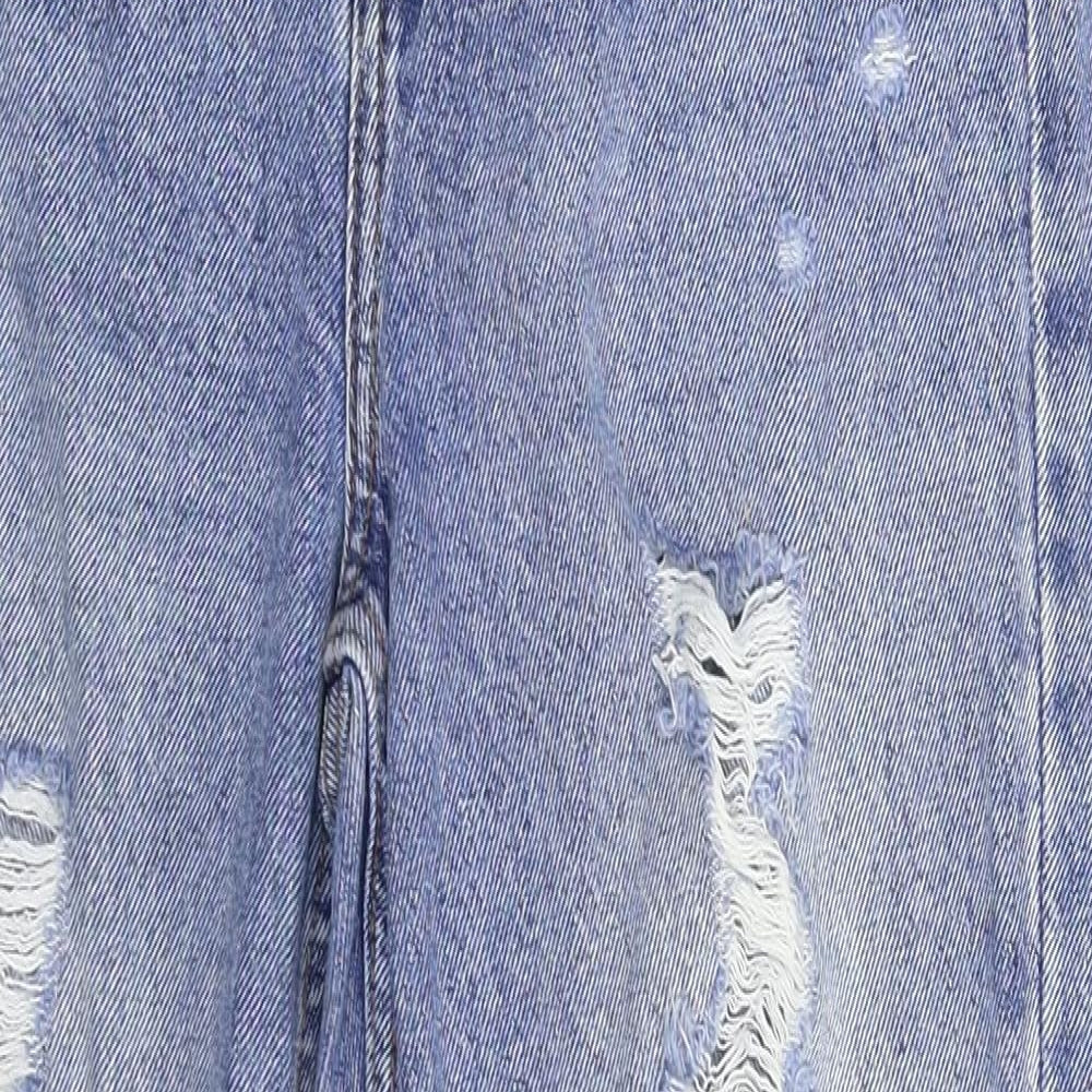 Denim Co Womens Blue  Denim Mom Jeans Size 6 L27 in