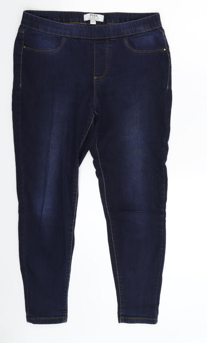 Dorothy Perkins Womens Blue  Denim Jegging Jeans Size 8 L25 in