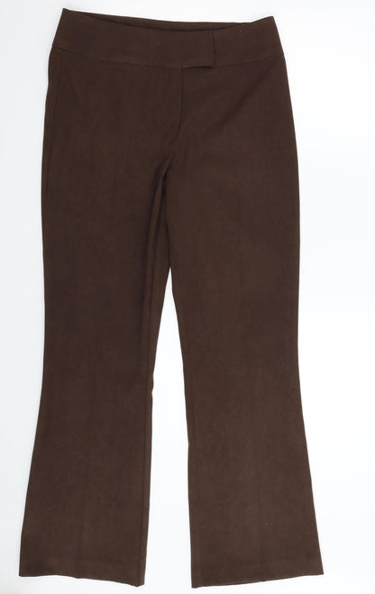 AMARANTO Womens Grey   Trousers  Size 12 L32 in