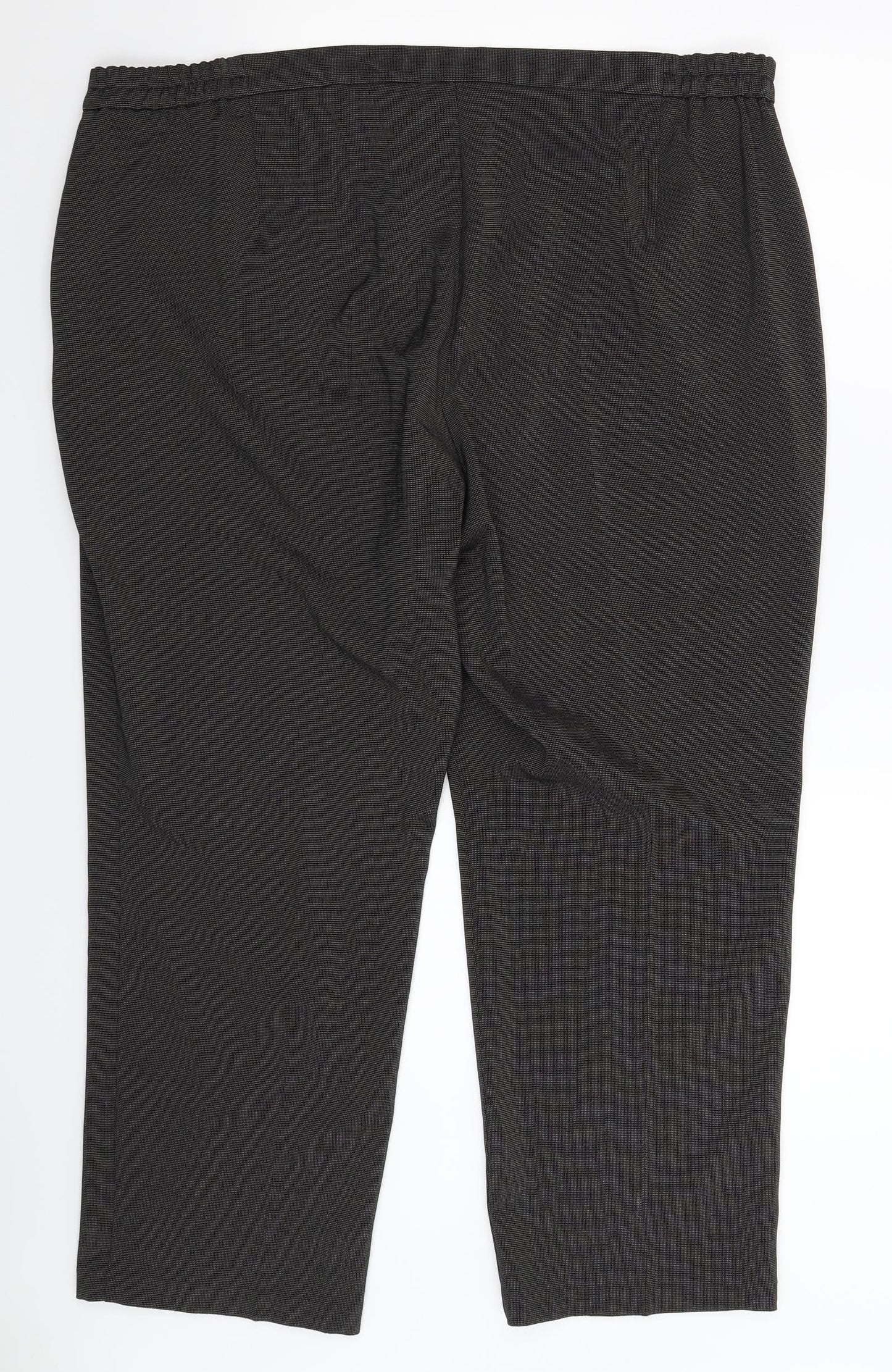 Womens UK Size 20 Marks and Spencer Regular Fit  Black Trousers