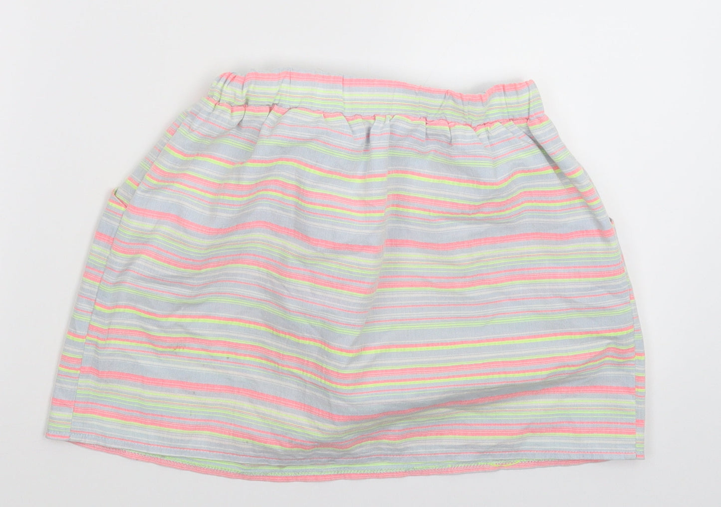Nutmeg Girls Multicoloured Striped  A-Line Skirt Size 9-10 Years