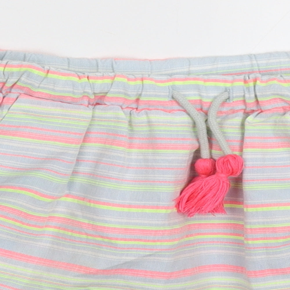 Nutmeg Girls Multicoloured Striped  A-Line Skirt Size 9-10 Years