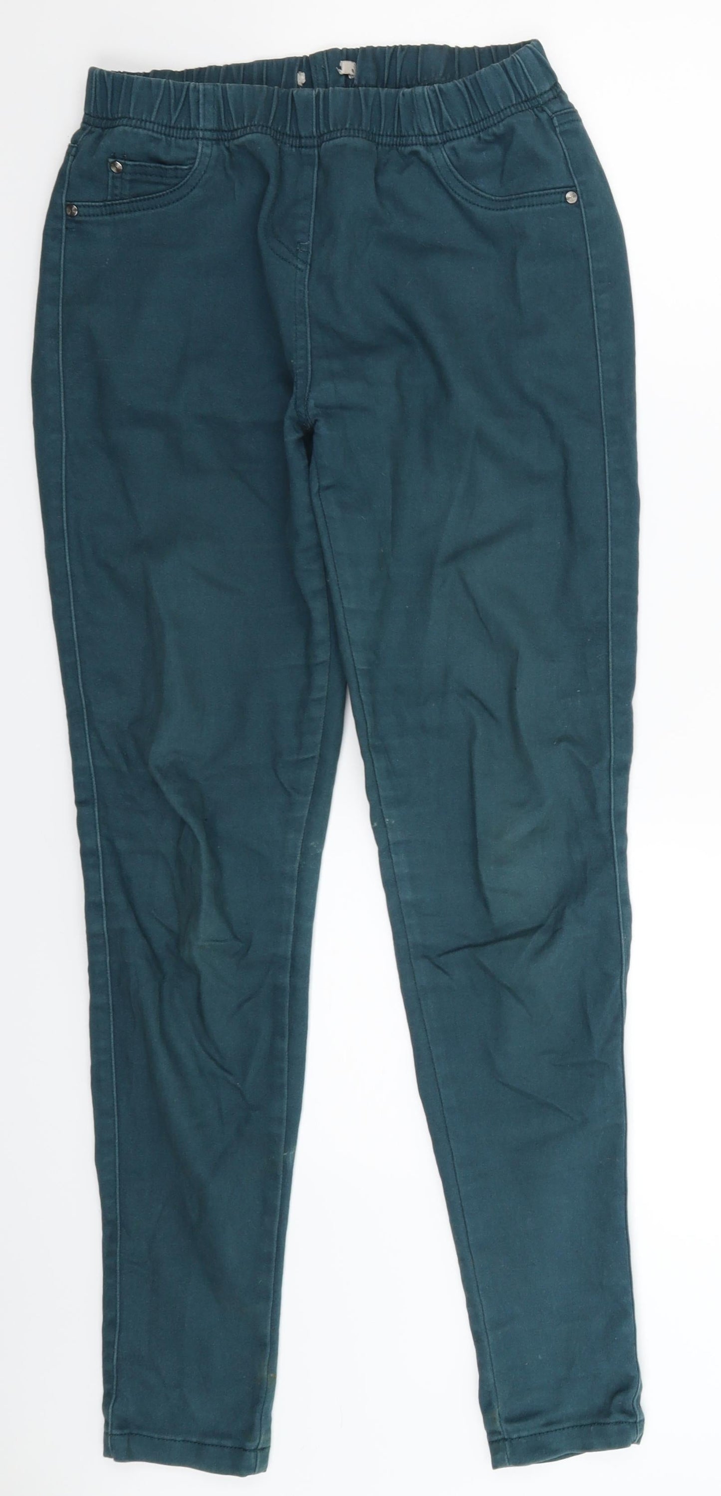 TU Womens Blue  Denim Jegging Jeans Size 8 L29 in