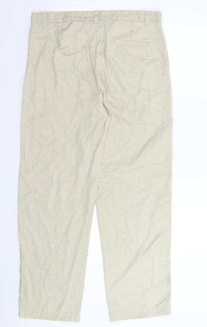 Womens UK Size 32 in Preworn Regular Fit  Beige Trousers