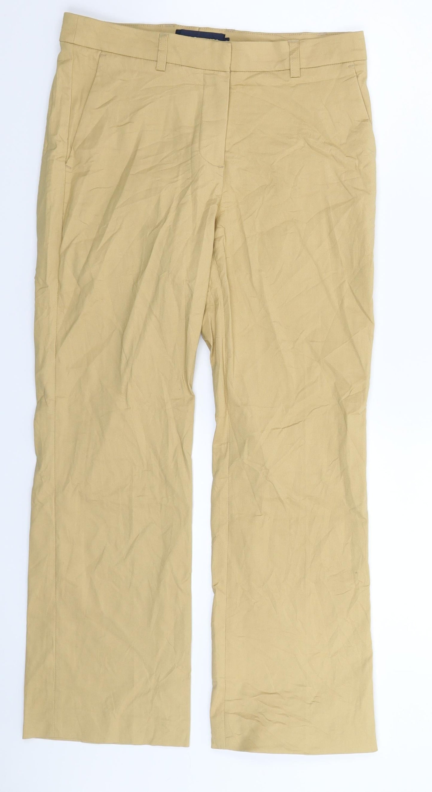 Stockholm Womens Beige   Chino Trousers Size 28 in L25 in
