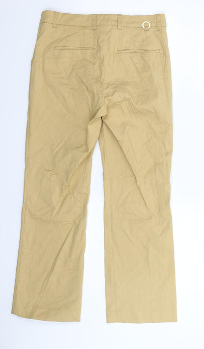 Stockholm Womens Beige   Chino Trousers Size 28 in L25 in