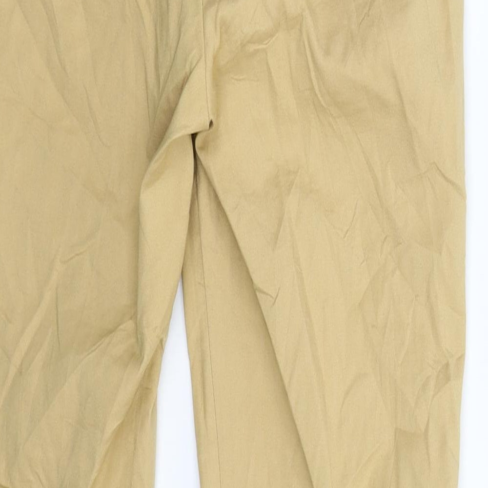 Stockholm Womens Beige   Chino Trousers Size 28 in L25 in