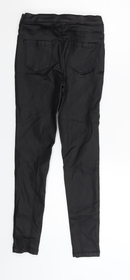NEXT Girls Black   Jegging Trousers Size 9 Years