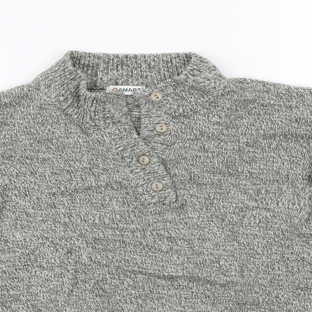 Damart Womens Grey   Pullover Jumper Size 14