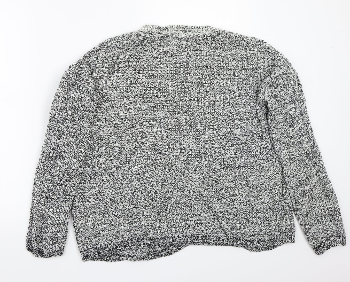 Peacocks Womens Grey   Pullover Jumper Size M