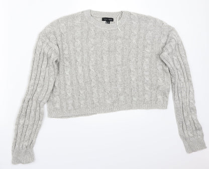 New Look Womens Grey   Pullover Jumper Size S