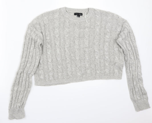 Newlook Womens Grey   Pullover Jumper Size S