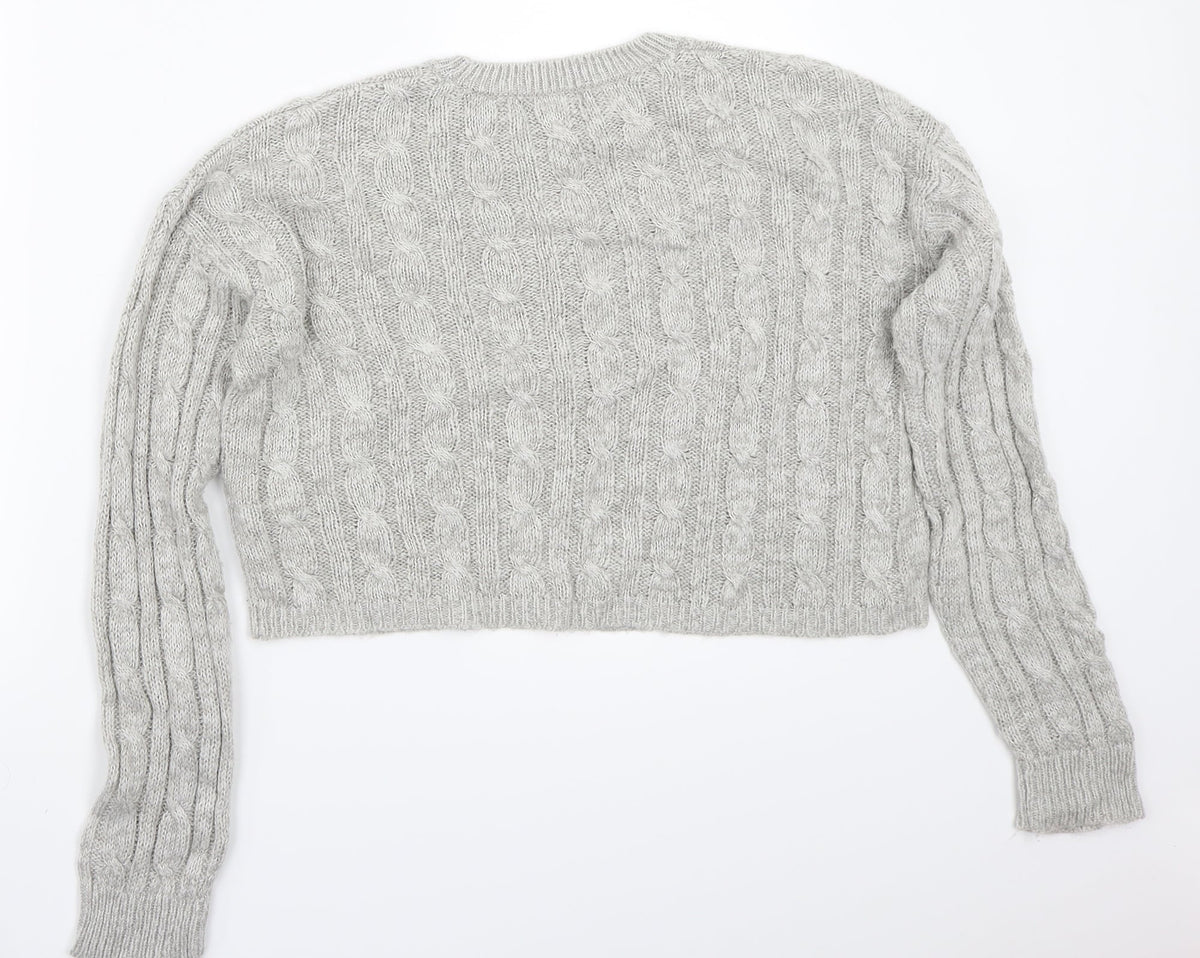 New Look Womens Grey   Pullover Jumper Size S