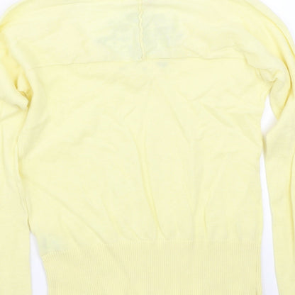 H&M< Womens Yellow   Pullover Jumper Size 36
