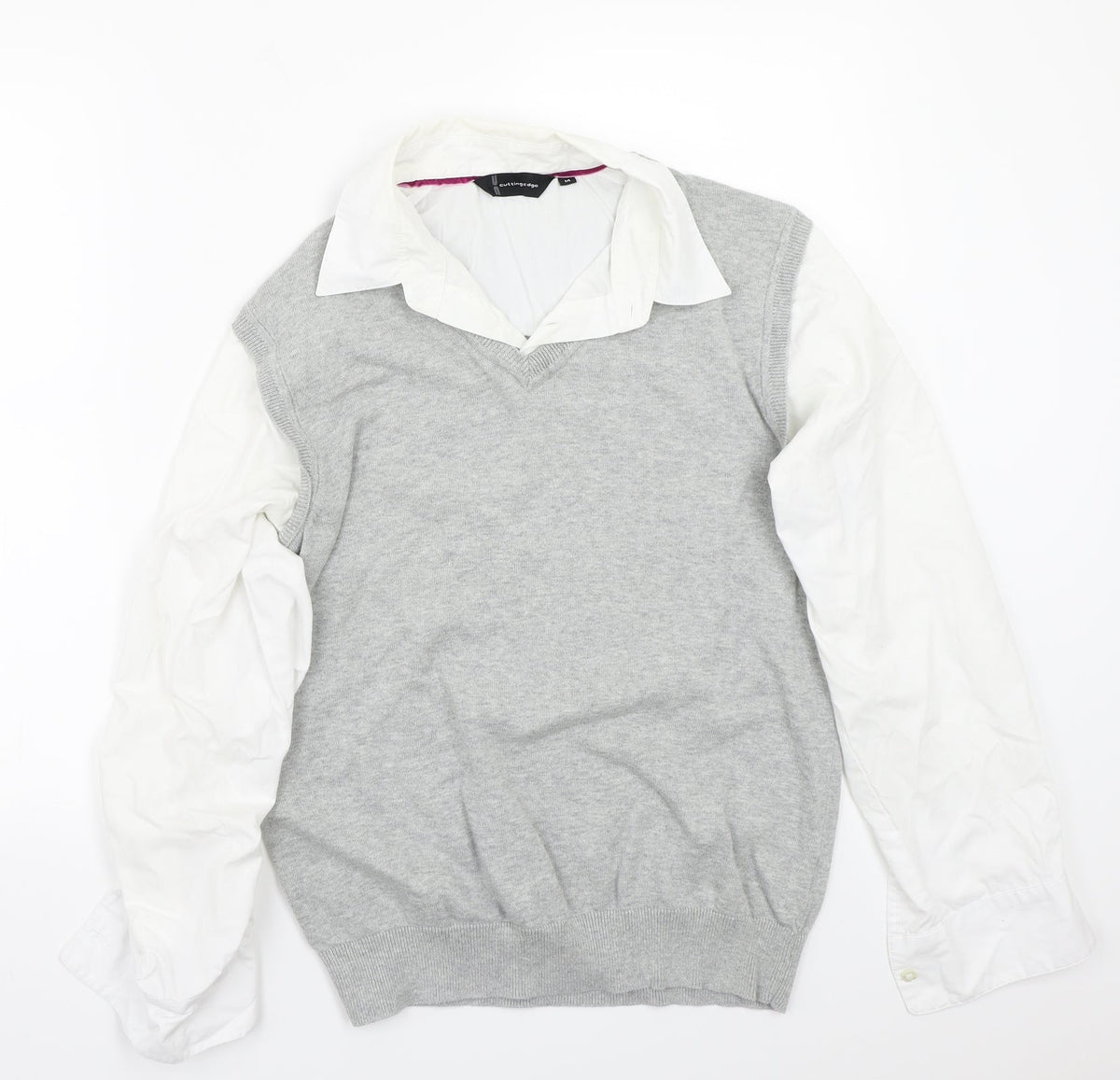 Cutting Edge Womens Grey   Pullover Jumper Size M