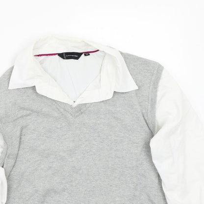 Cutting Edge Womens Grey   Pullover Jumper Size M