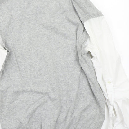 Cutting Edge Womens Grey   Pullover Jumper Size M