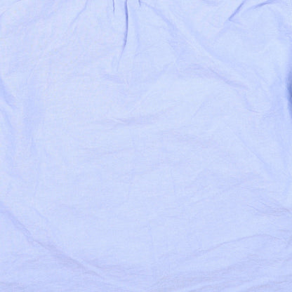 Mens UK Size 2XL Cedar Wood State Blue  Button-Up Long Sleeve Casual Shirt