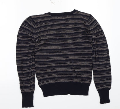 NEXT Womens Blue Striped  Pullover Jumper Size 8