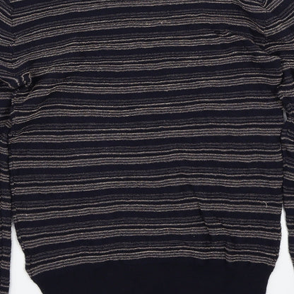 NEXT Womens Blue Striped  Pullover Jumper Size 8