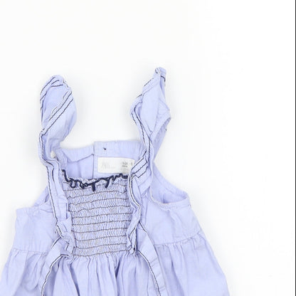 Zara Girls Blue   Basic T-Shirt Size 2 Years