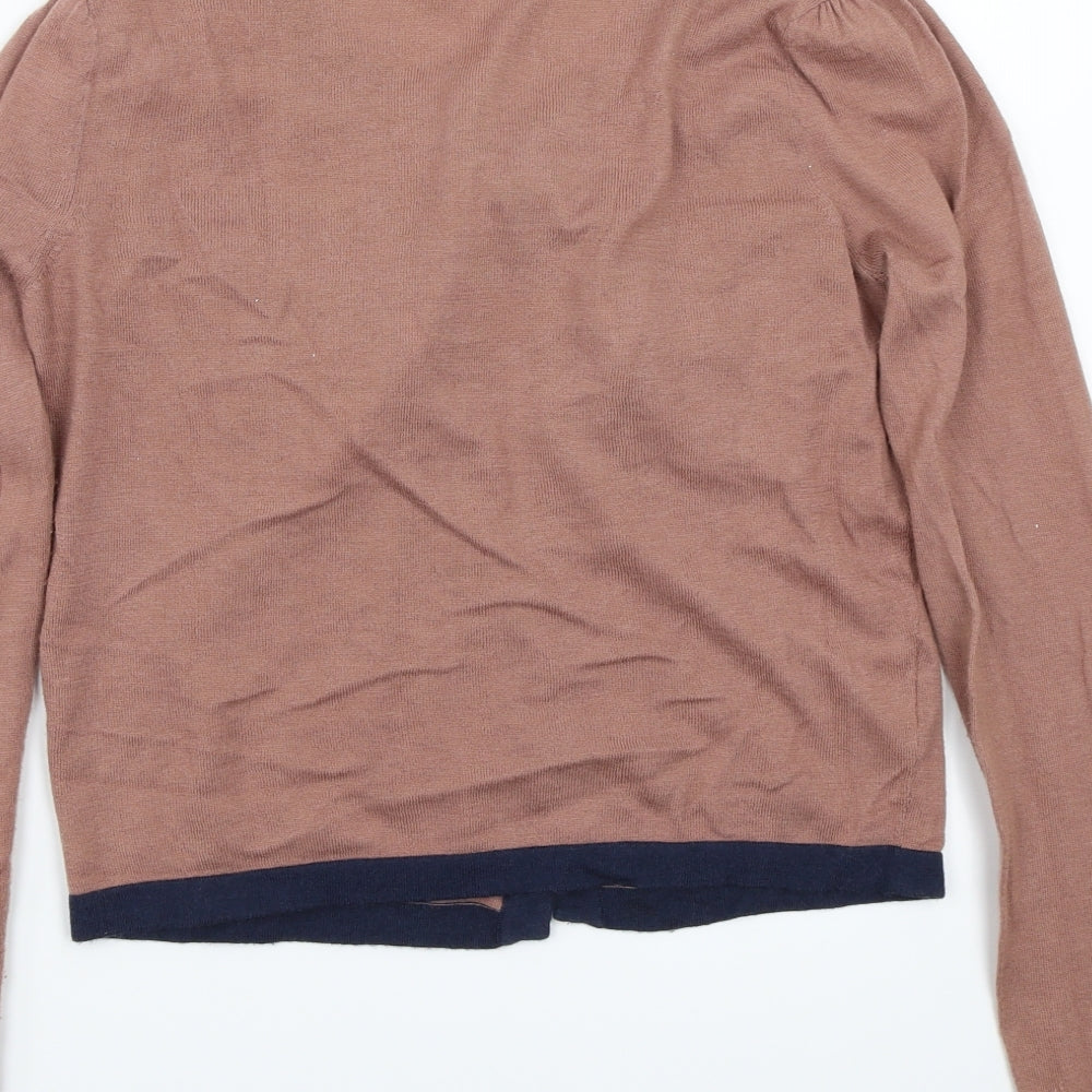 Saint Tropez Clothing Womens Brown   Cardigan Jumper Size S