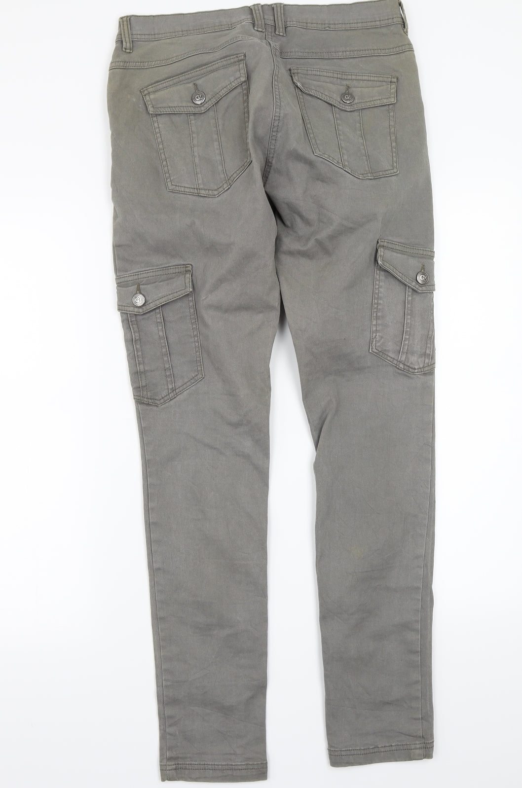 Womens UK Size 42 Gina Regular Fit Straight Grey Jeans