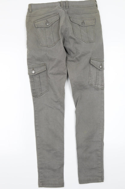 Womens UK Size 42 Gina Regular Fit Straight Grey Jeans