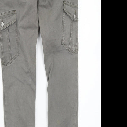 Womens UK Size 42 Gina Regular Fit Straight Grey Jeans