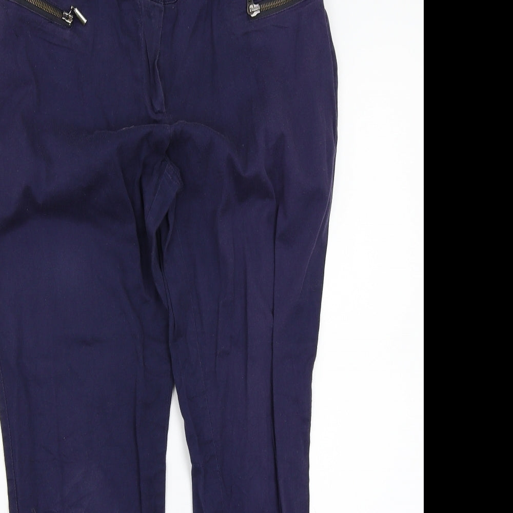 oltre Womens Blue   Straight Jeans Size 10 L26 in