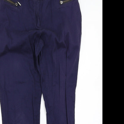 oltre Womens Blue   Straight Jeans Size 10 L26 in