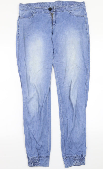 tattum Womens Blue   Trousers  Size 38 L20 in