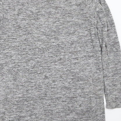 Womens UK Size 10 Stella Grey Basic T-Shirt