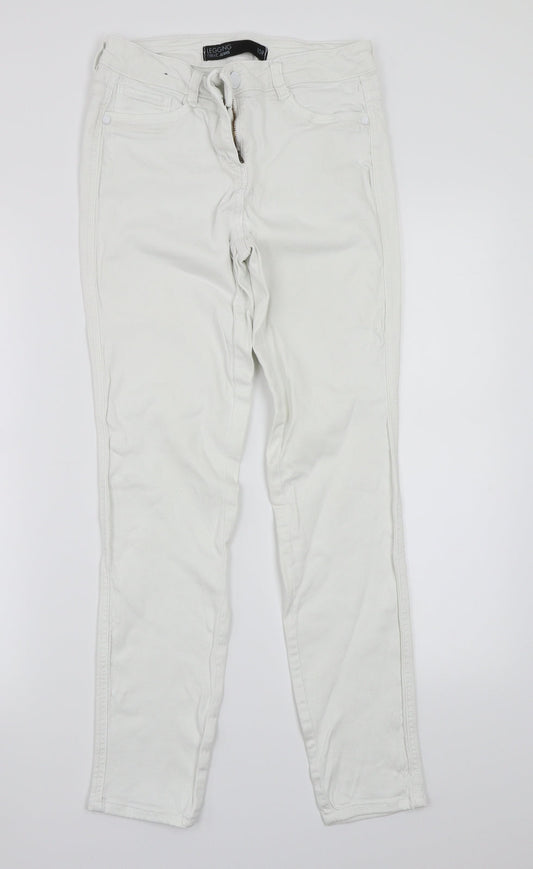 NEXT Womens White   Straight Jeans Size 10 L27 in