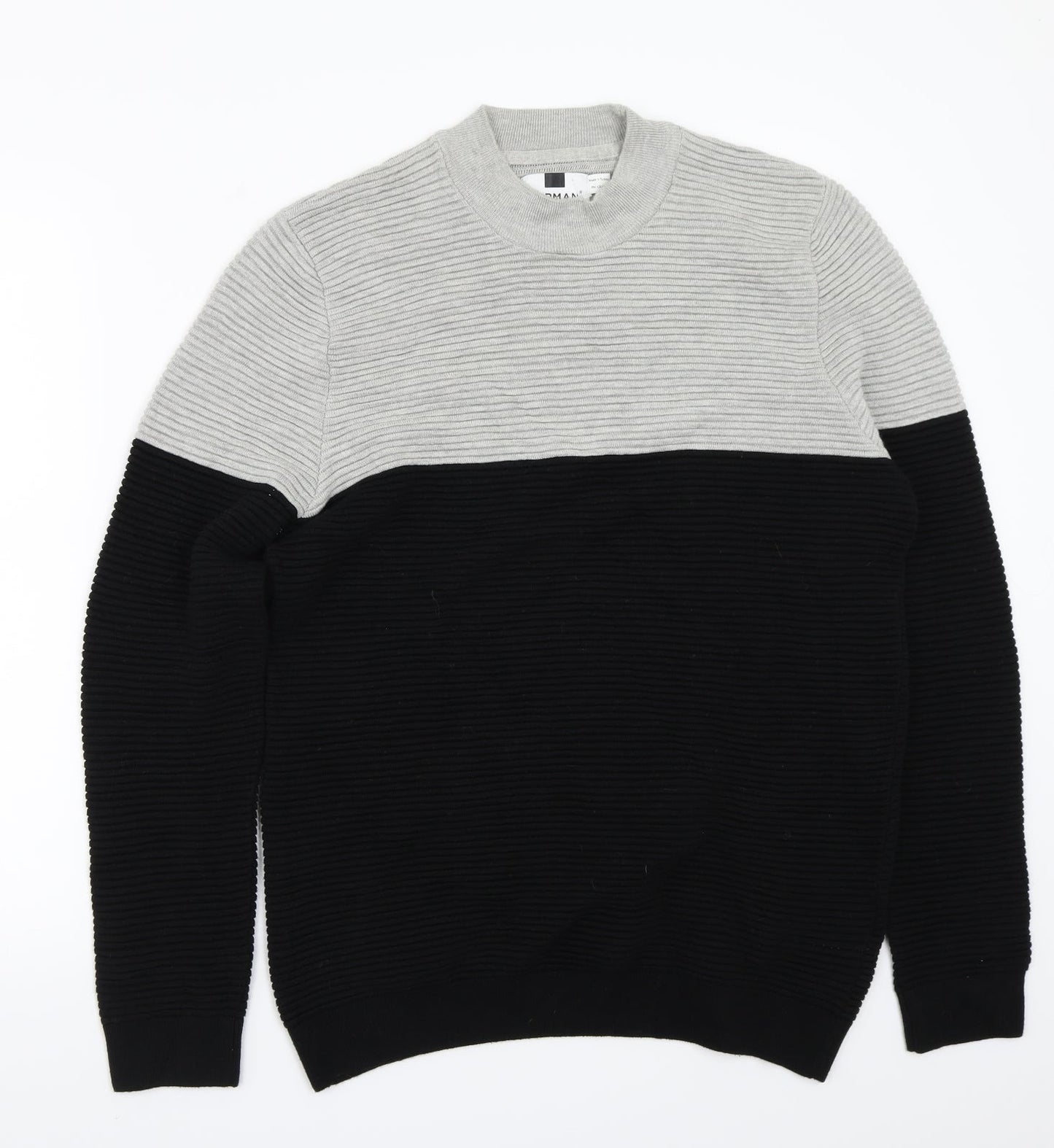 Topman Mens Grey   Pullover Jumper Size M