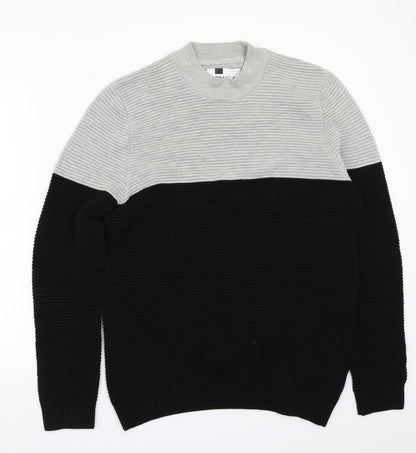 Topman Mens Grey   Pullover Jumper Size M