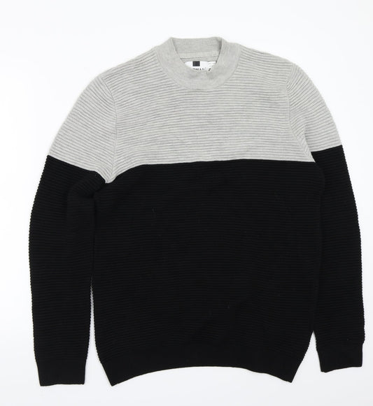 Topman Mens Grey   Pullover Jumper Size M