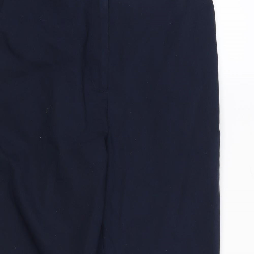 Womens UK Size 8 H&M Relaxed Fit  Blue Trousers