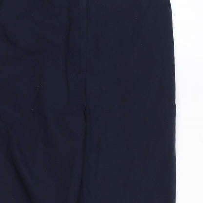 Womens UK Size 8 H&M Relaxed Fit  Blue Trousers