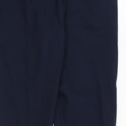 Womens UK Size 8 H&M Relaxed Fit  Blue Trousers