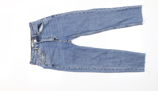 denim co. Womens Blue  Denim Straight Jeans Size 6 L23 in