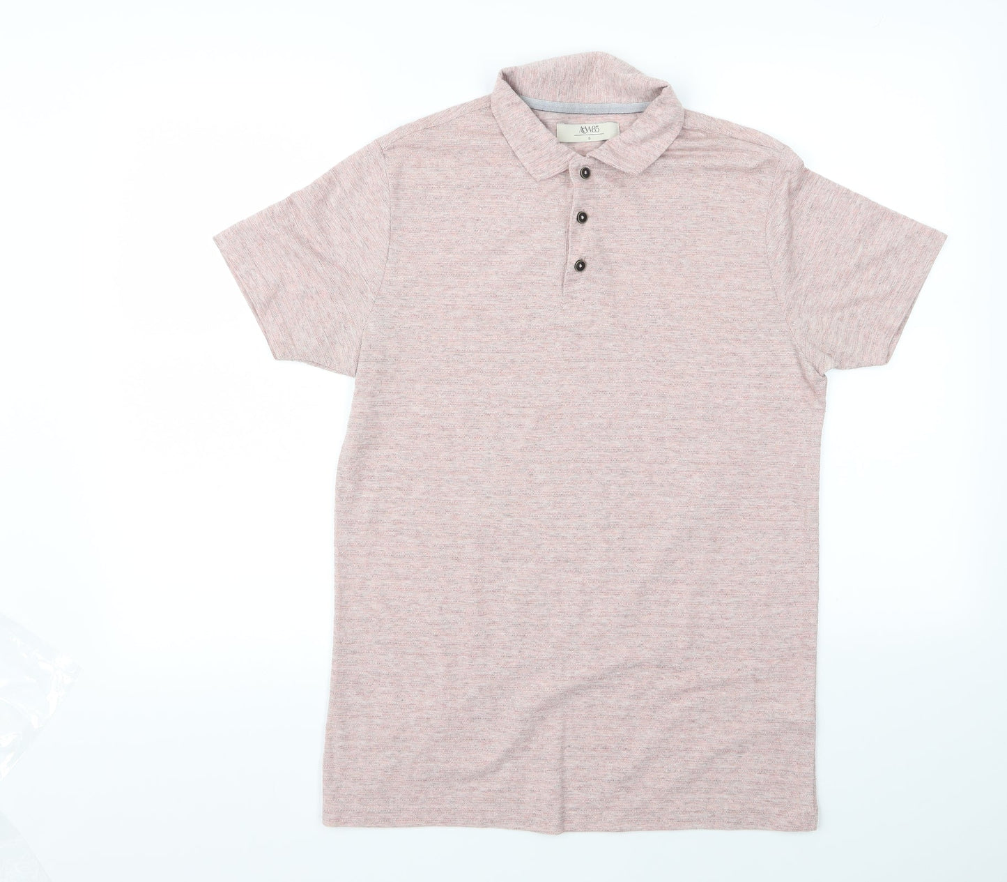 ACW85 Mens Pink    Polo Size S