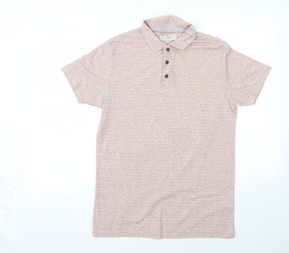 ACW85 Mens Pink    Polo Size S