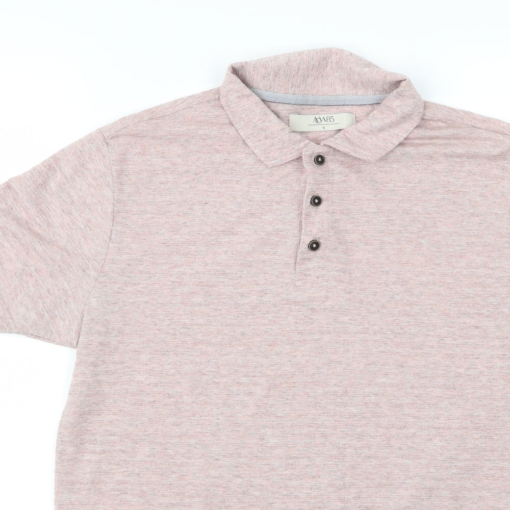 ACW85 Mens Pink    Polo Size S