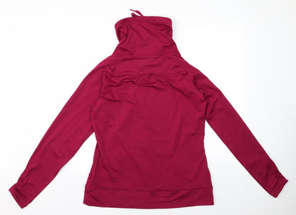 sport tek Womens Pink   Full Zip Hoodie Size L